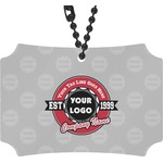 Logo & Tag Line Rear View Mirror Ornament w/ Logos