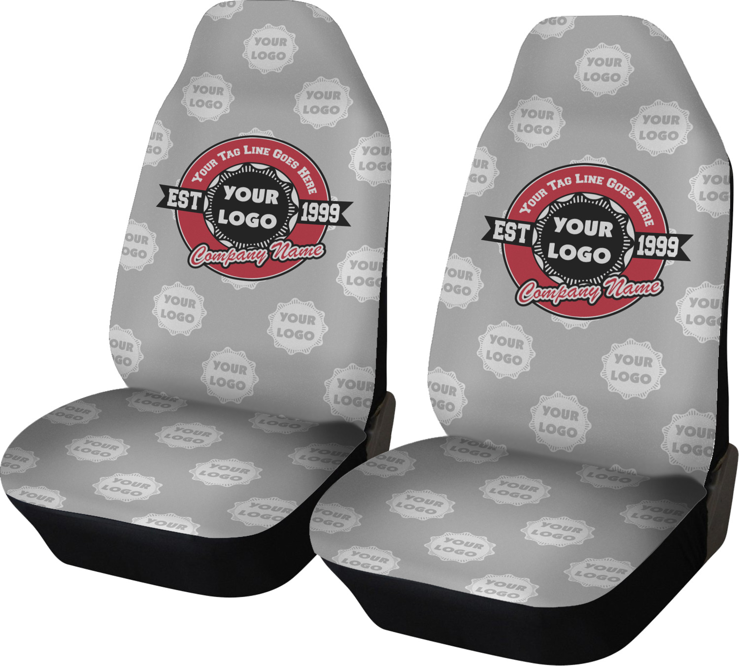 Custom car seat clearance covers with name