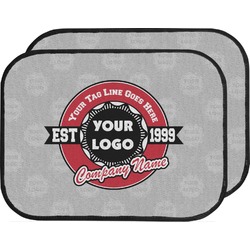 Logo & Tag Line Car Floor Mats - Back Seat w/ Logos