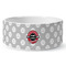 Logo & Tag Line Ceramic Dog Bowl - Medium - Front