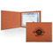 Logo & Tag Line Leatherette Certificate Holder - Front Only (Personalized)