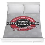 Logo & Tag Line Comforter - Full / Queen w/ Logos