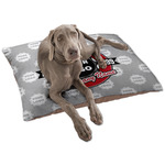 Logo & Tag Line Indoor Dog Bed - Large w/ Logos