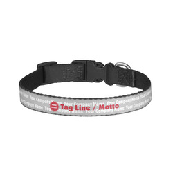 Logo & Tag Line Dog Collar - Large (Personalized)