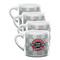 Logo & Tag Line Double Shot Espresso Mugs - Set of 4 Front