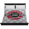 Logo & Tag Line Duvet Cover - King - On Bed - No Prop