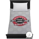 Logo & Tag Line Duvet Cover - Twin w/ Logos