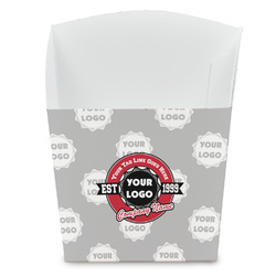 Logo & Tag Line French Fry Favor Boxes w/ Logos