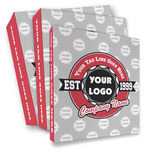 Logo & Tag Line 3-Ring Binder - Full Wrap (Personalized)