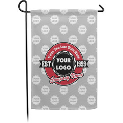 Logo & Tag Line Garden Flag - Small - Single-Sided w/ Logos