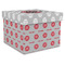 Logo & Tag Line Gift Boxes with Lid - Canvas Wrapped - X-Large - Front/Main