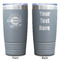 Logo & Tag Line Gray Polar Camel Tumbler - 20oz - Double Sided - Approval