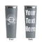 Logo & Tag Line Grey RTIC Everyday Tumbler - 28 oz. - Front and Back