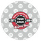 Logo & Tag Line Icing Circle - Large - Single