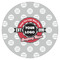 Logo & Tag Line Icing Circle - Medium - Single