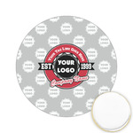 Logo & Tag Line Printed Cookie Topper - 2.15" (Personalized)