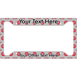 Logo & Tag Line License Plate Frame - Style A (Personalized)