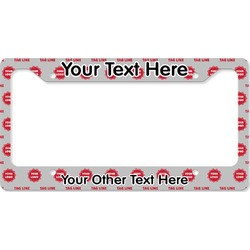 Logo & Tag Line License Plate Frame - Style B (Personalized)