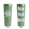 Logo & Tag Line Light Green RTIC Everyday Tumbler - 28 oz. - Front and Back