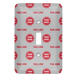 Logo & Tag Line Light Switch Cover - Single Toggle (Personalized)