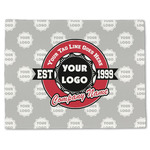 Logo & Tag Line Single-Sided Linen Placemat - Single w/ Logos