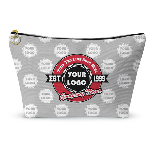 Custom Logo & Tag Line Makeup Bag w/ Logos