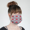 Logo & Tag Line Mask - Quarter View on Girl