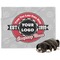 Logo & Tag Line Microfleece Dog Blanket - Large