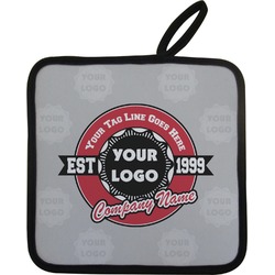 Logo & Tag Line Pot Holder - Single w/ Logos