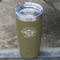 Logo & Tag Line Olive Polar Camel Tumbler - 20oz - Angled