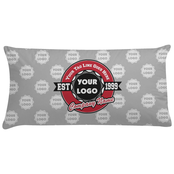 Custom Logo & Tag Line Pillow Case w/ Logos