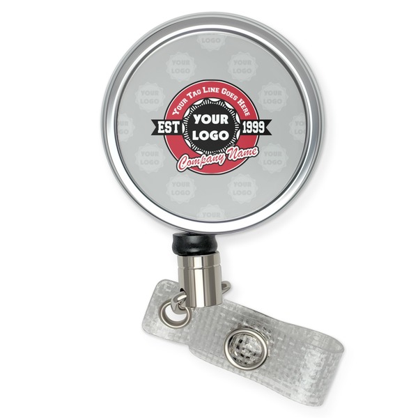 Custom Logo & Tag Line Retractable Badge Reel (Personalized)