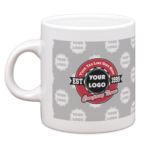 Custom Logo & Tag Line Espresso Cup (Personalized)