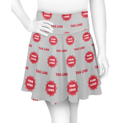Logo & Tag Line Skater Skirt - Large (Personalized)
