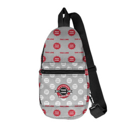 Logo & Tag Line Sling Bag w/ Logos