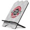 Logo & Tag Line Stylized Tablet Stand - Side View