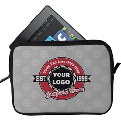 Logo & Tag Line Tablet Case / Sleeve - Small w/ Logos