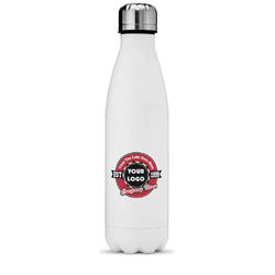 Logo & Tag Line Water Bottle - 17 oz - Stainless Steel - Full Color Printing (Personalized)