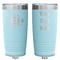 Logo & Tag Line Teal Polar Camel Tumbler - 20oz -Double Sided - Approval