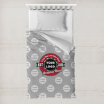 Logo & Tag Line Toddler Duvet Cover w/ Logos