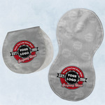 Logo & Tag Line Burp Pads - Velour - Set of 2 w/ Logos