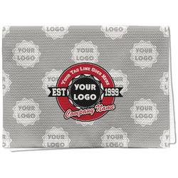 Logo & Tag Line Kitchen Towel - Waffle Weave - Full Color Print w/ Logos
