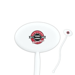 Logo & Tag Line Oval Stir Sticks (Personalized)
