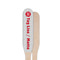 Logo & Tag Line Wooden Food Pick - Paddle - Single Sided - Front & Back