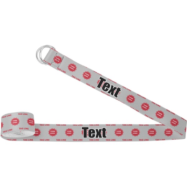 Custom Logo & Tag Line Yoga Strap (Personalized)