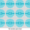 Pixelated Chevron 1" Multipurpose Round Labels - Sheet