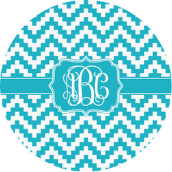 Pixelated Chevron Multipurpose Round Labels - 1" (Personalized)