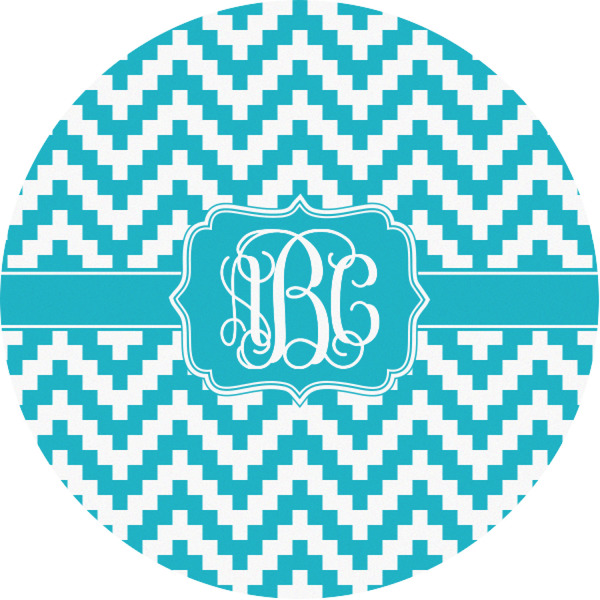 Custom Pixelated Chevron Multipurpose Round Labels - 1" (Personalized)