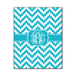 Pixelated Chevron Wood Print - 11x14 (Personalized)