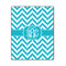 Pixelated Chevron 11x14 Wood Print - Front View